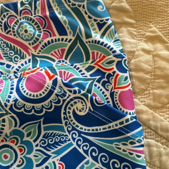 Floral Blue Skirt - Picture 2 of 3